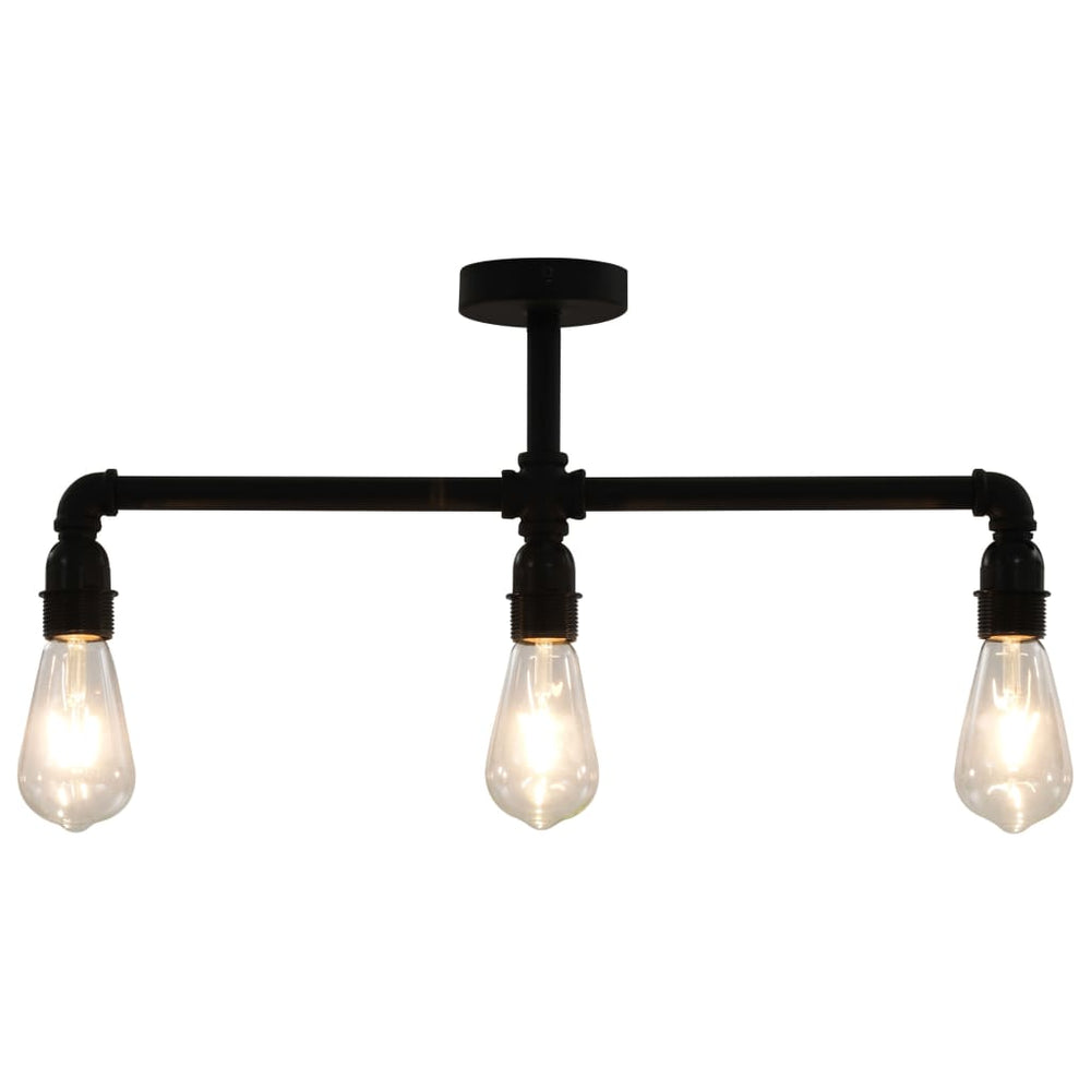 Lampă De Tavan, Negru, 3 Becuri X E27