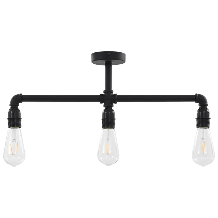 Lampă De Tavan, Negru, 3 Becuri X E27