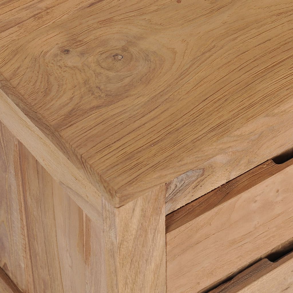 Comodă Tv, 115X30X40 Cm, Lemn Masiv De Tec