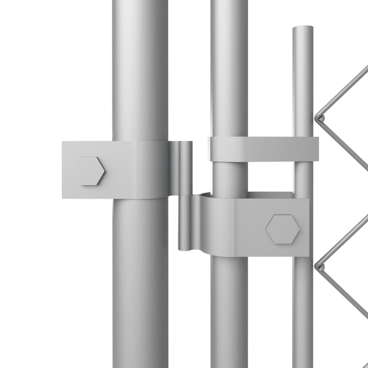 Vixl Padoc Pentru Câini De Exterior, Cu Acoperiș, 7,6 X 3,8 X 2,3 M
