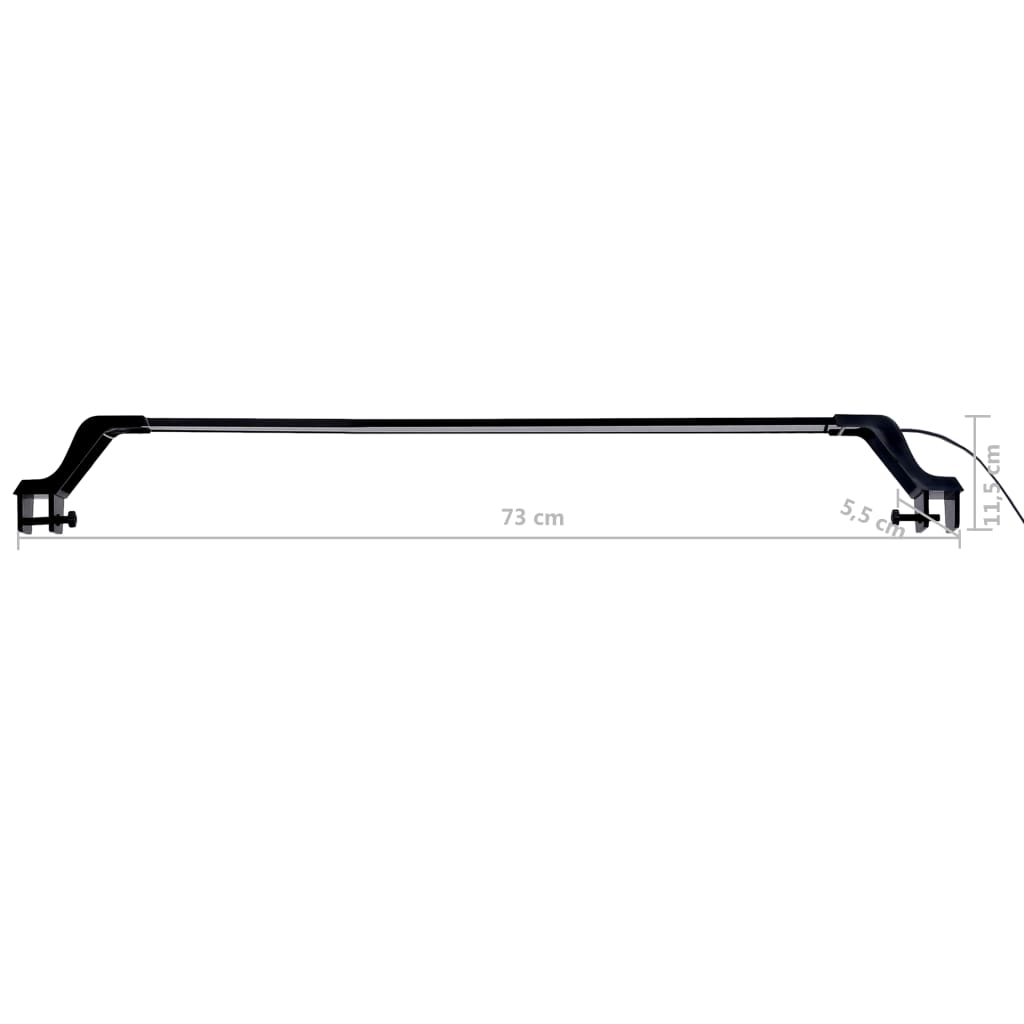 Lampă Led Pentru Acvariu, Cu Cleme, Albastru/Alb,