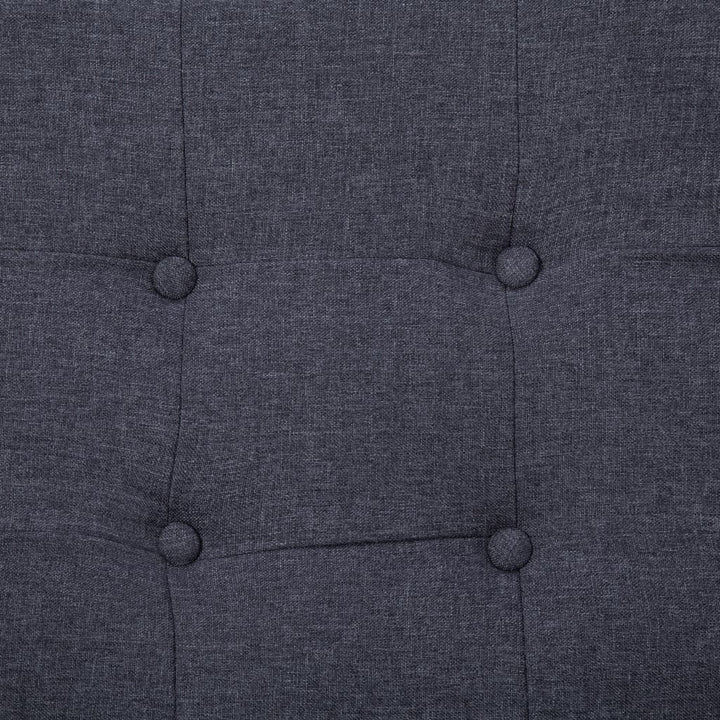 Canapea Cu 2 Locuri Și Cotiere, , Oțel/Textil