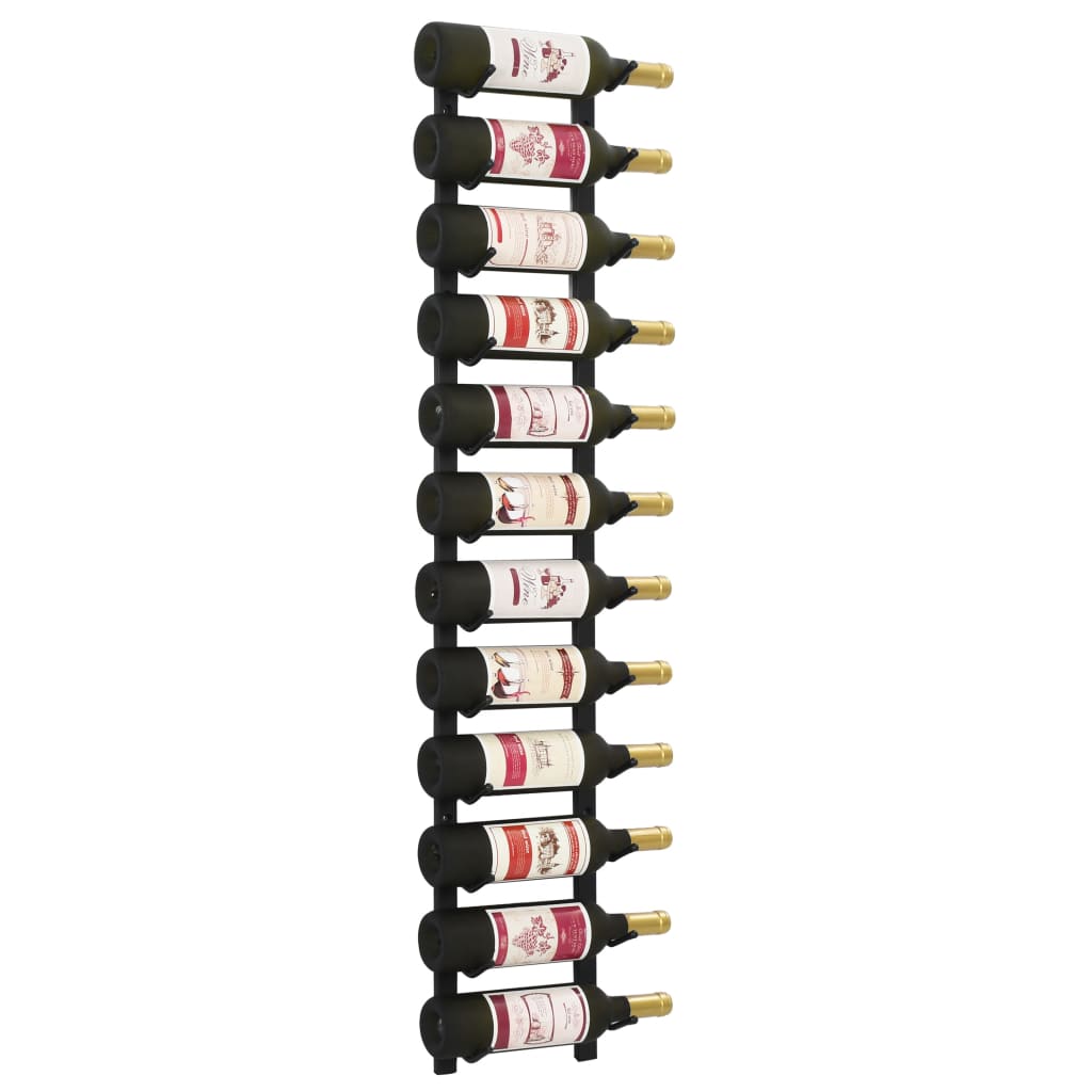 Suport Sticle De Vin Montat Pe Perete, 12 Sticle, , Fier