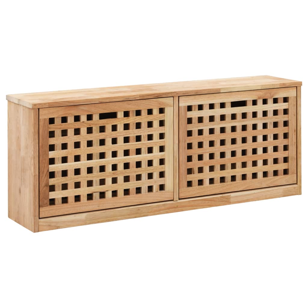 Bancă Depozitare Pantofi, 94X20X, Lemn Masiv De Nuc