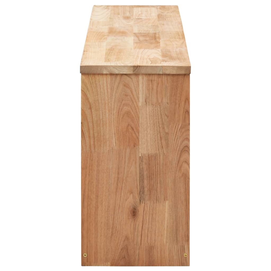Bancă Depozitare Pantofi, 94X20X, Lemn Masiv De Nuc