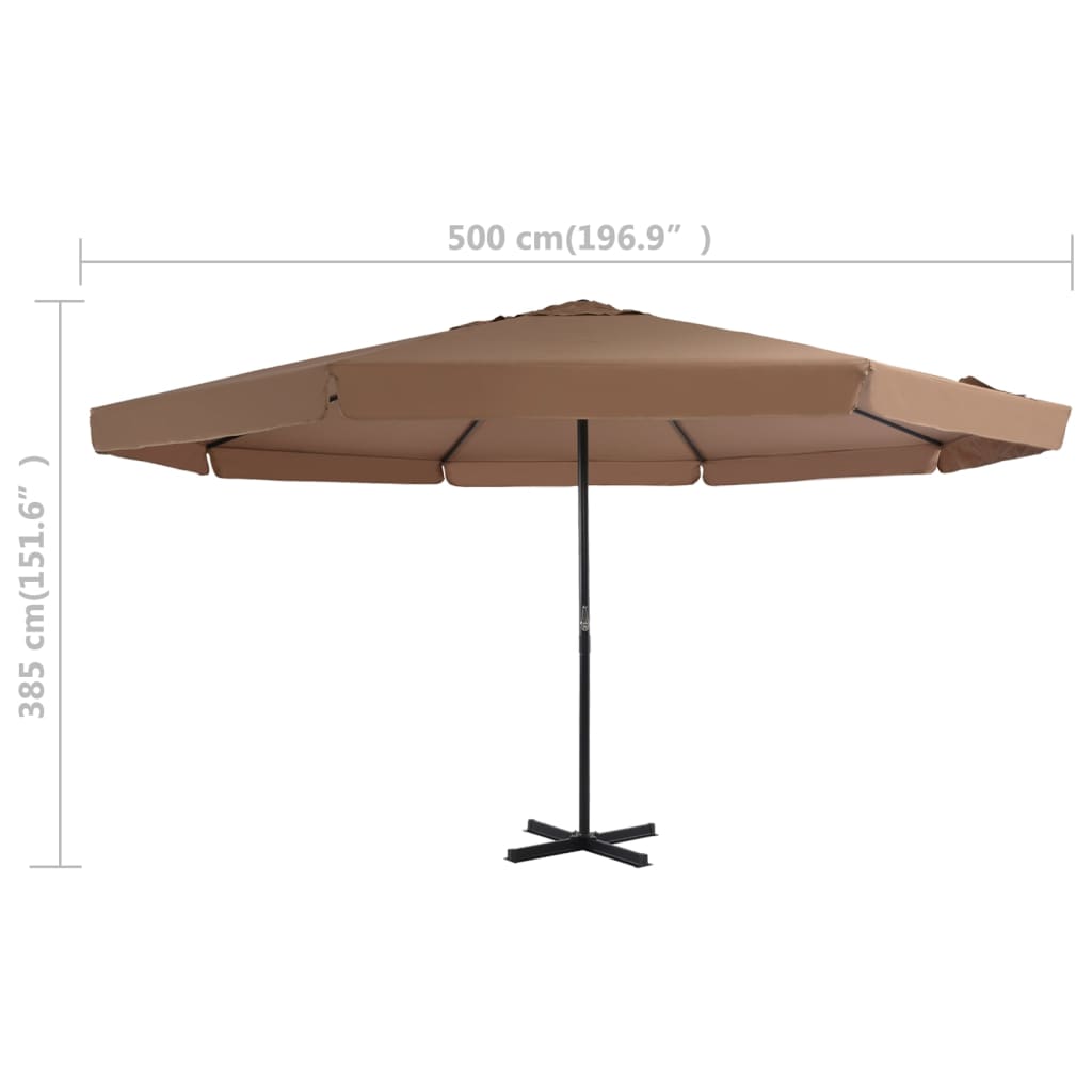 Umbrelă De Exterior Cu Bază Portabilă,