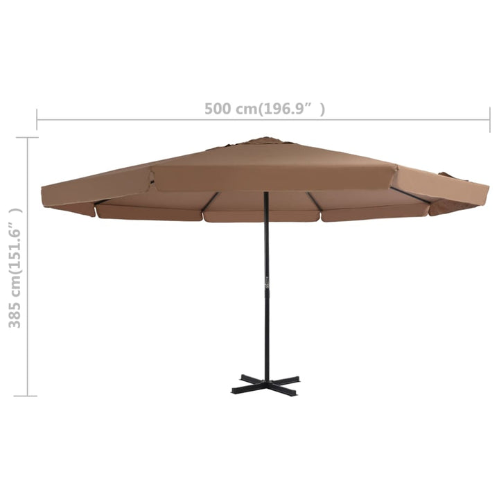 Umbrelă De Exterior Cu Bază Portabilă,