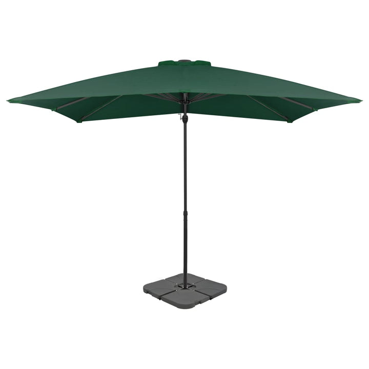 Umbrelă De Soare De Grădină, Bază Portabilă, Taupe