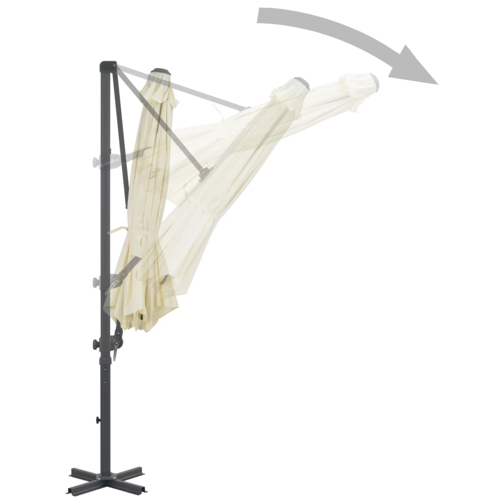 Umbrelă De Soare De Grădină, Bază Portabilă,