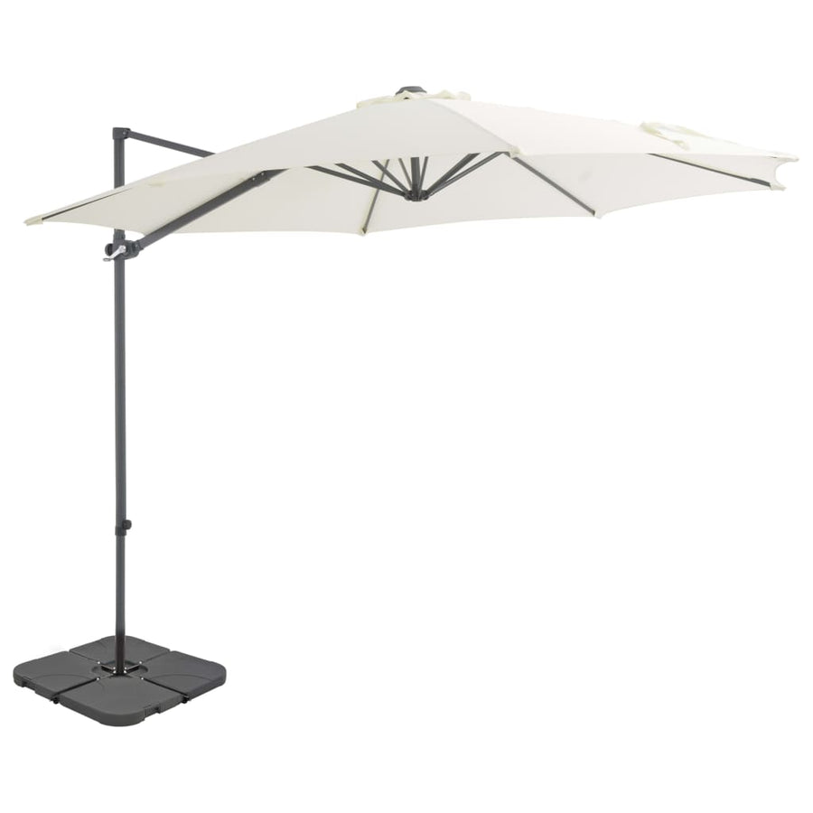 Umbrelă De Exterior Cu Bază Portabilă,