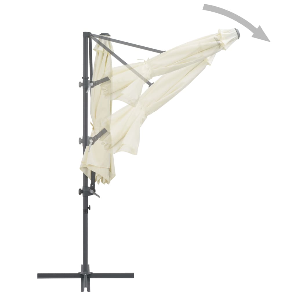 Umbrelă De Exterior Cu Bază Portabilă,