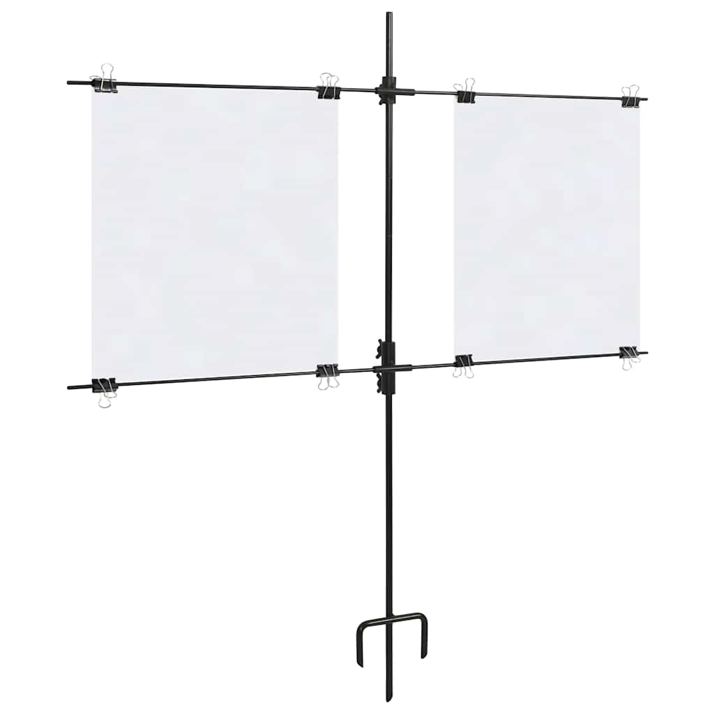 Suport Pentru Ținte De Hârtie Cu Foi De Tragere 78X76 Cm, Oțel