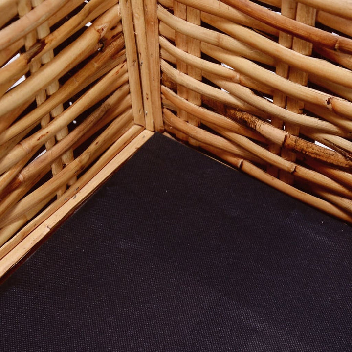 Canapea De Grădină Cu 3 Locuri, Ratan Natural