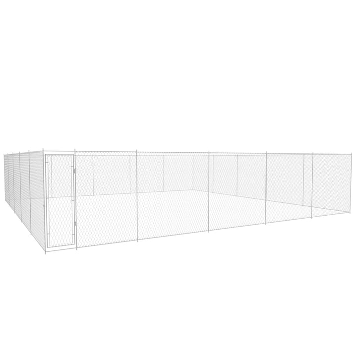 Padoc Pentru Câini De Exterior, , Oțel Galvanizat