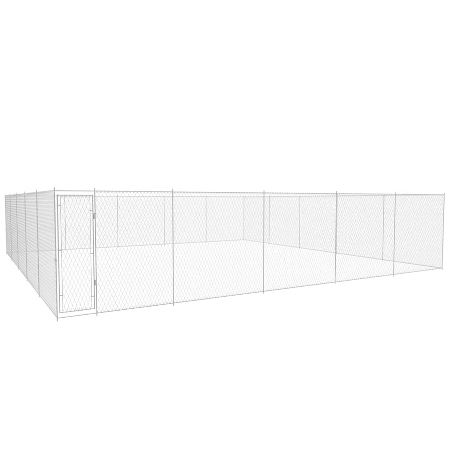 Padoc Pentru Câini De Exterior, , Oțel Galvanizat