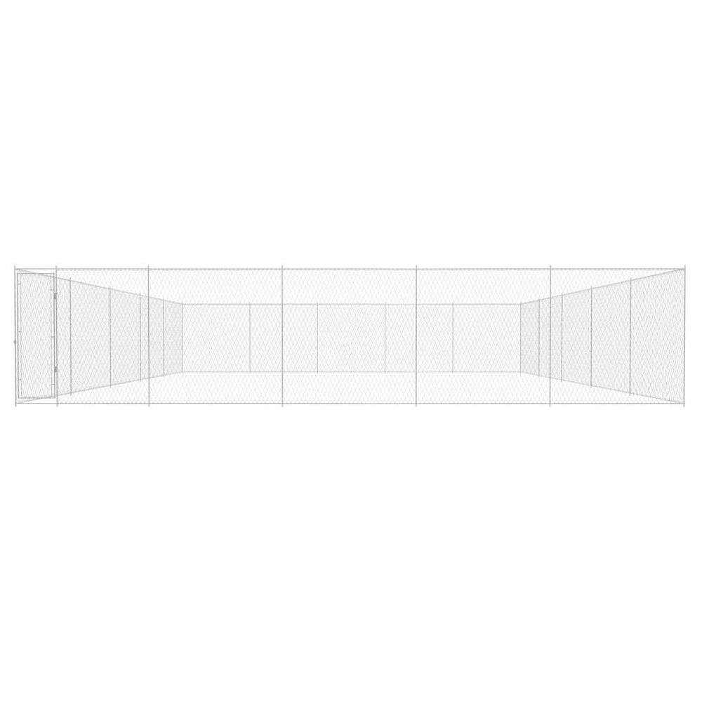 Padoc Pentru Câini De Exterior, , Oțel Galvanizat