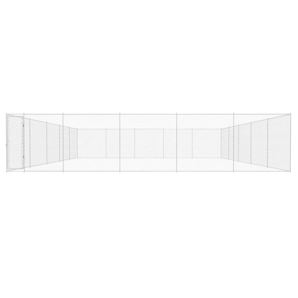 Padoc Pentru Câini De Exterior, , Oțel Galvanizat