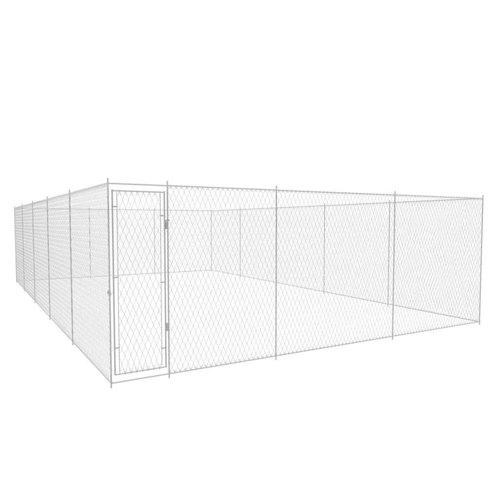 Padoc Pentru Câini De Exterior, , Oțel Galvanizat