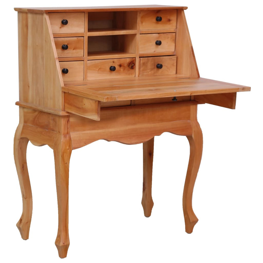 Birou Secretar, 78 X 42 X 103 Cm, Lemn Masiv De Mahon