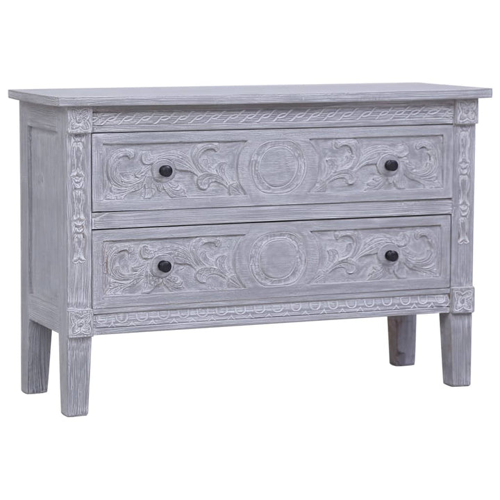 Dulap Cu 2 Sertare, 90X30X60 Cm, Lemn Masiv De Mahon