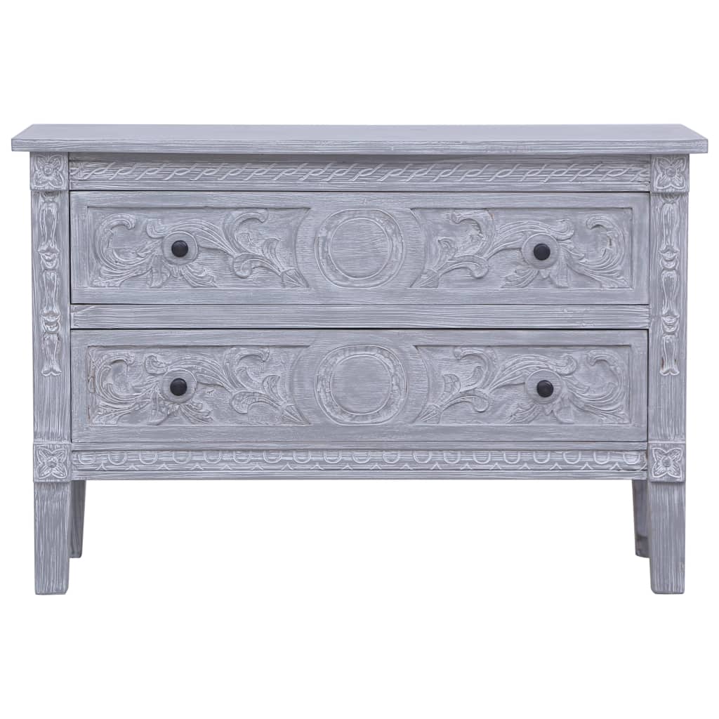 Dulap Cu 2 Sertare, 90X30X60 Cm, Lemn Masiv De Mahon