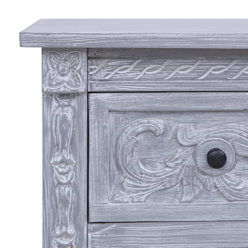 Dulap Cu 2 Sertare, 90X30X60 Cm, Lemn Masiv De Mahon