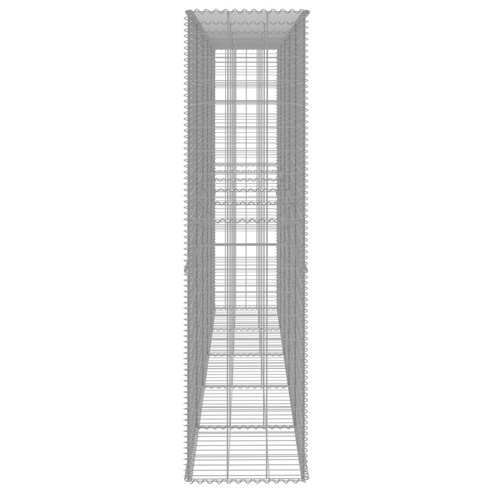 Perete Gabion Cu Capace, 300 X 50 X 200 Cm, Oțel Galvanizat