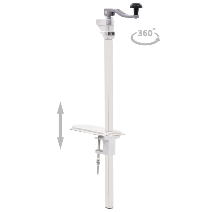 Deschizător Conserve, Argintiu 70 Cm Aluminiu & Oțel Inoxidabil