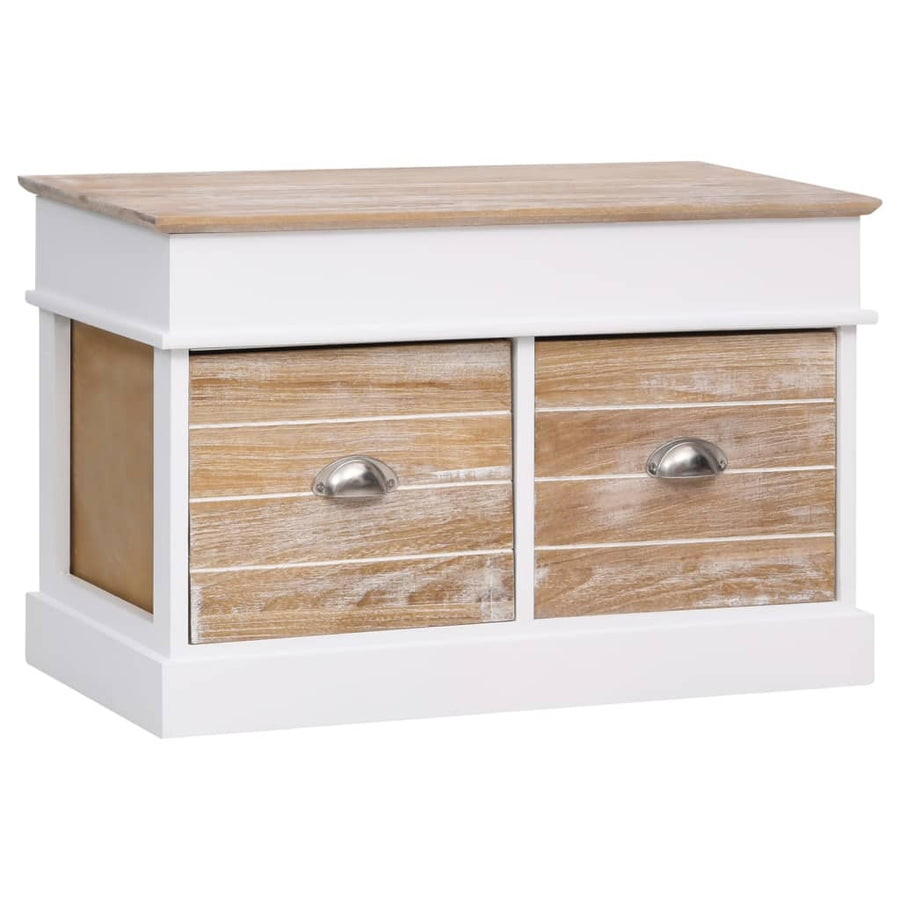 Bancă De Hol, 70X35X45 Cm, Lemn De Paulownia