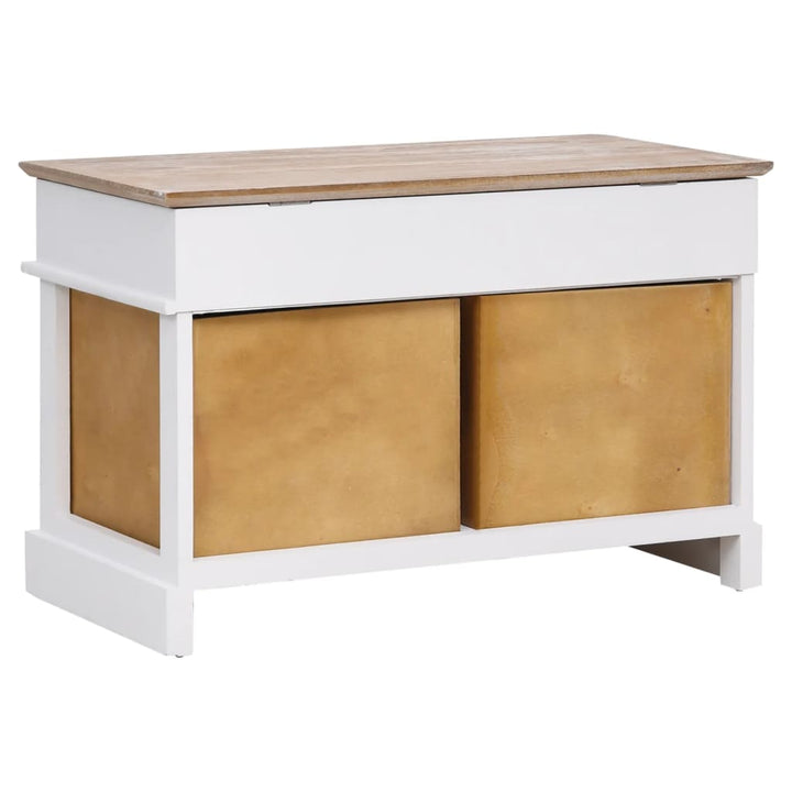 Bancă De Hol, 70X35X45 Cm, Lemn De Paulownia