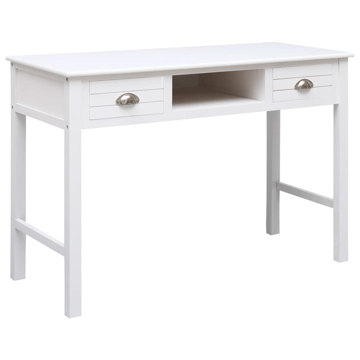 Birou De Scris, Alb, 110 X 45 X 76 Cm, Lemn