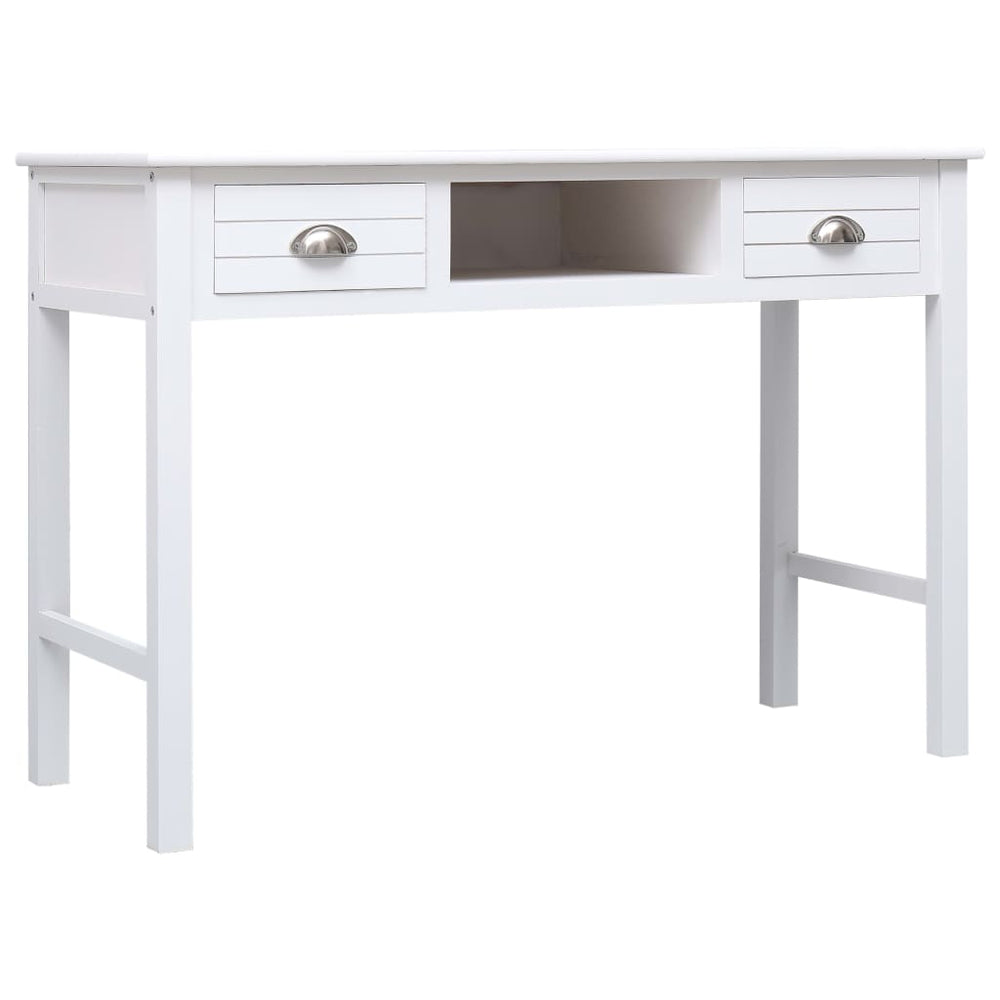 Birou De Scris, Alb, 110 X 45 X 76 Cm, Lemn