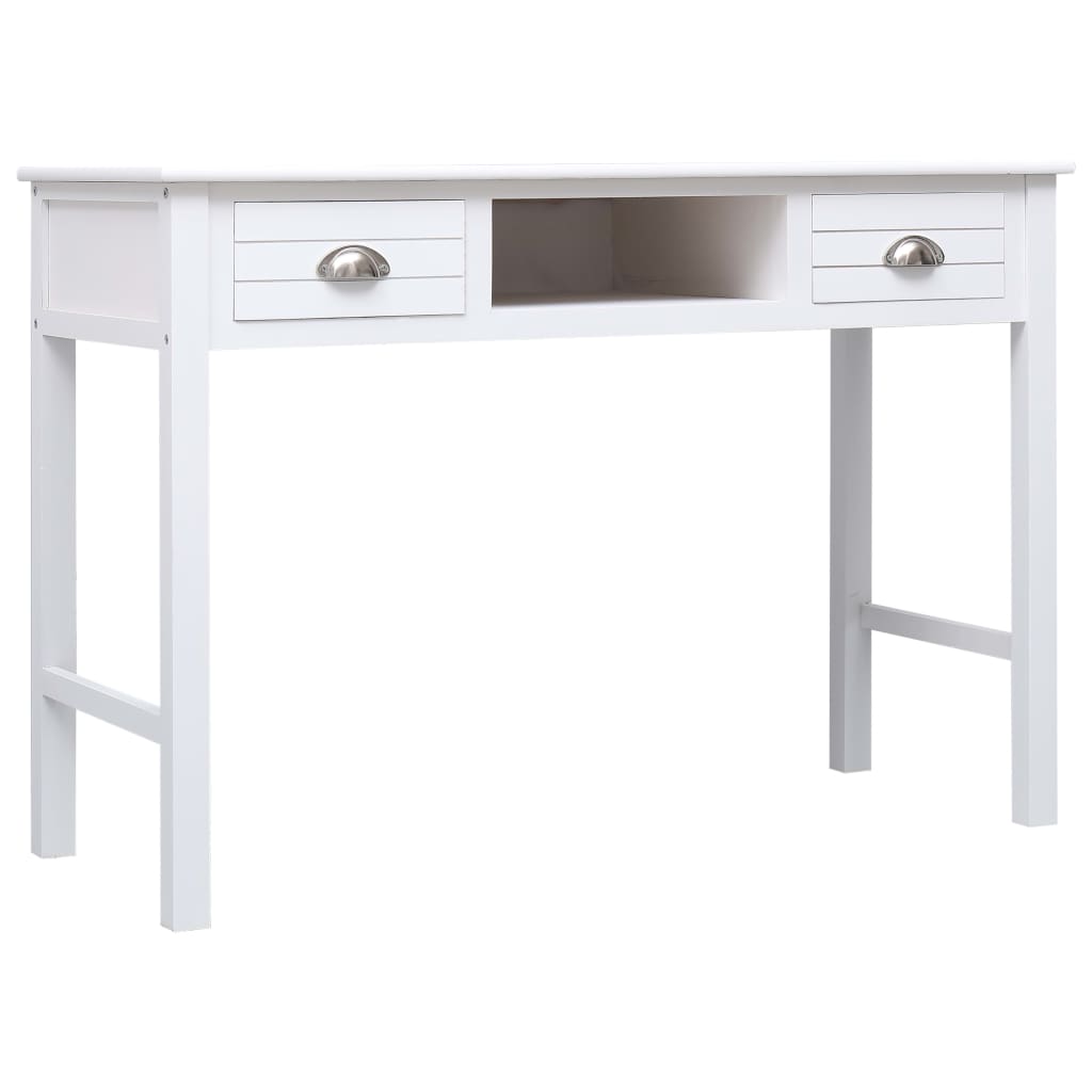 Birou De Scris, Alb, 110 X 45 X 76 Cm, Lemn