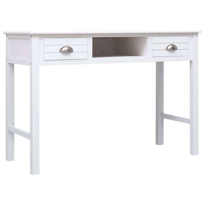 Birou De Scris, Alb, 110 X 45 X 76 Cm, Lemn