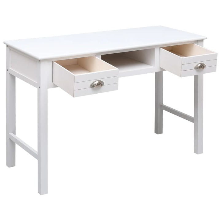 Birou De Scris, Alb, 110 X 45 X 76 Cm, Lemn