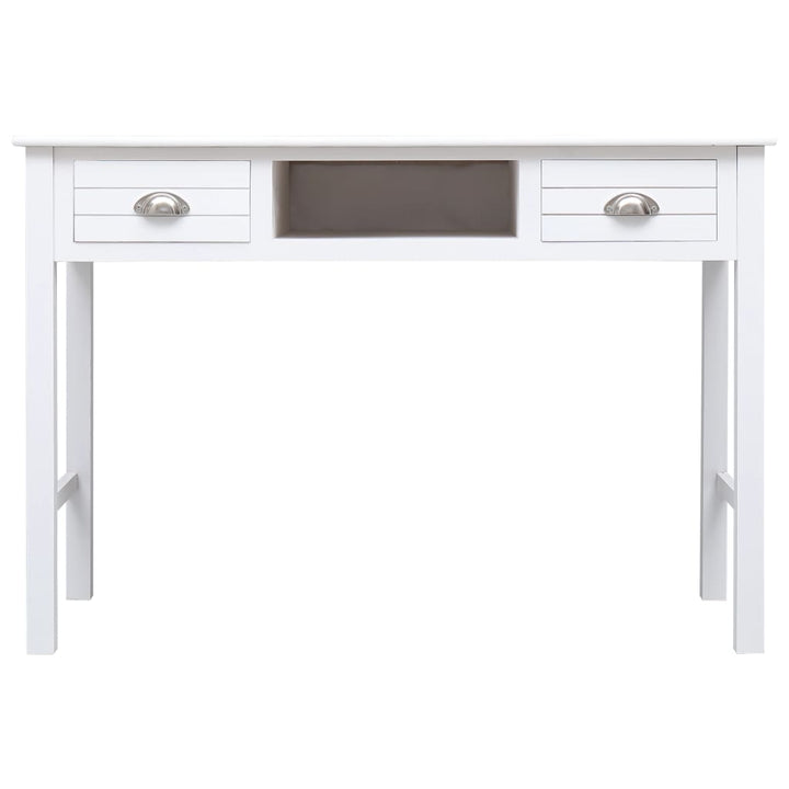 Birou De Scris, Alb, 110 X 45 X 76 Cm, Lemn