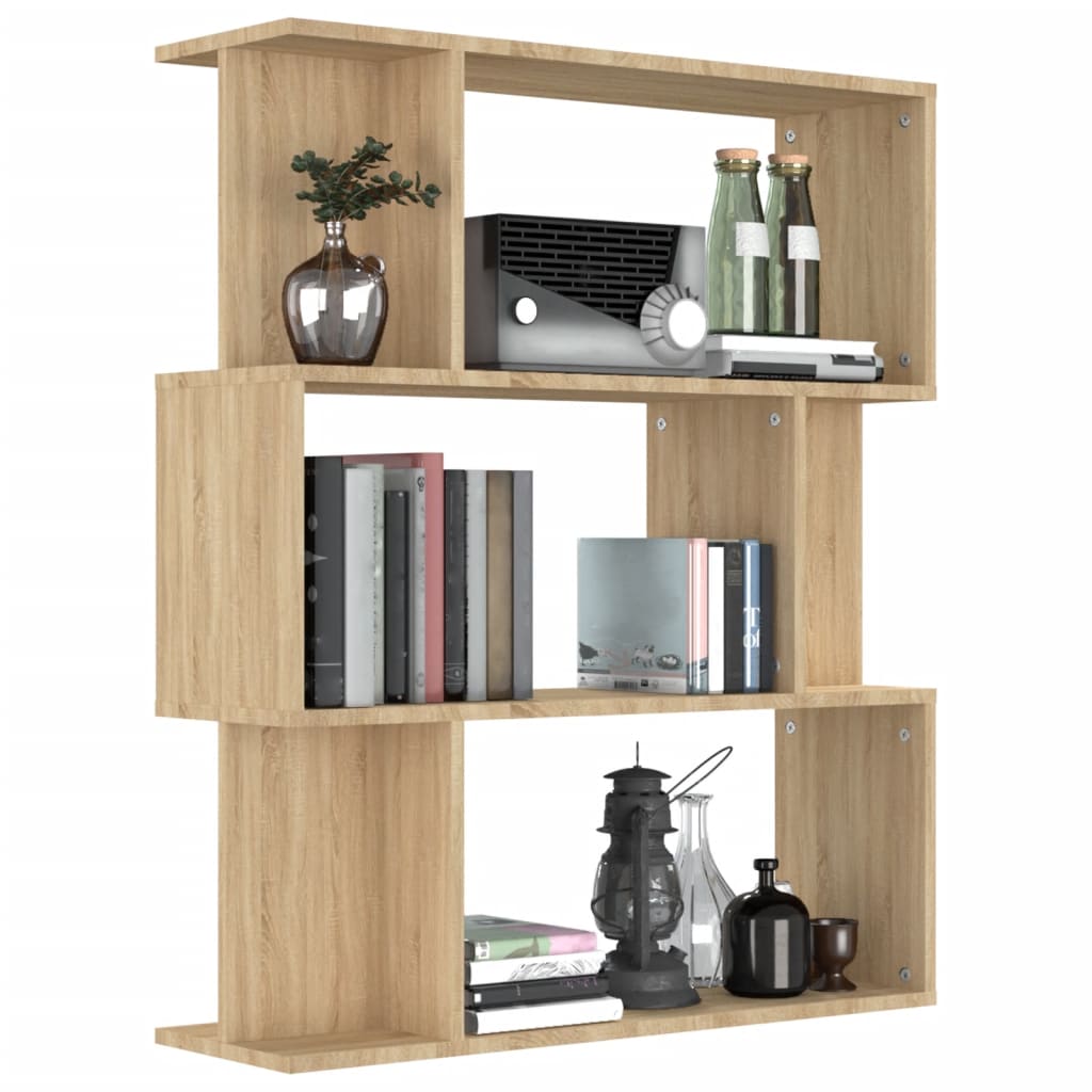 Bibliotecă/Separator, , 80X24X96 Cm Lemn Prelucrat