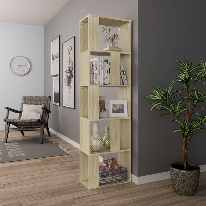 Bibliotecă/Separator, 45X24X159 Cm Lemn Prelucrat