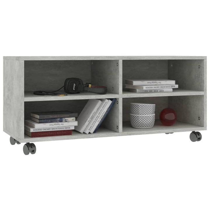 Dulap Tv Cu Rotile, , 90X35X35, Lemn Prelucrat