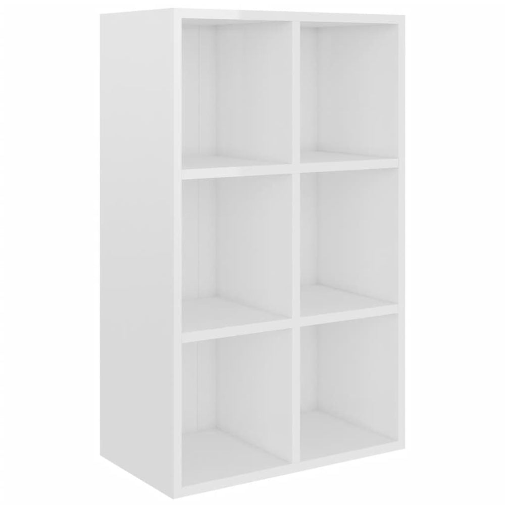 Bibliotecă/Servantă, Alb Extralucios, 66X30X, Pal