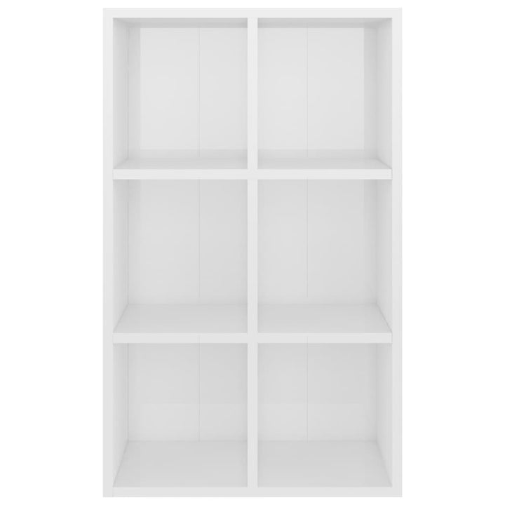 Bibliotecă/Servantă, Alb Extralucios, 66X30X, Pal