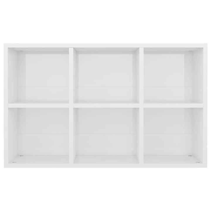 Bibliotecă/Servantă, Alb Extralucios, 66X30X, Pal