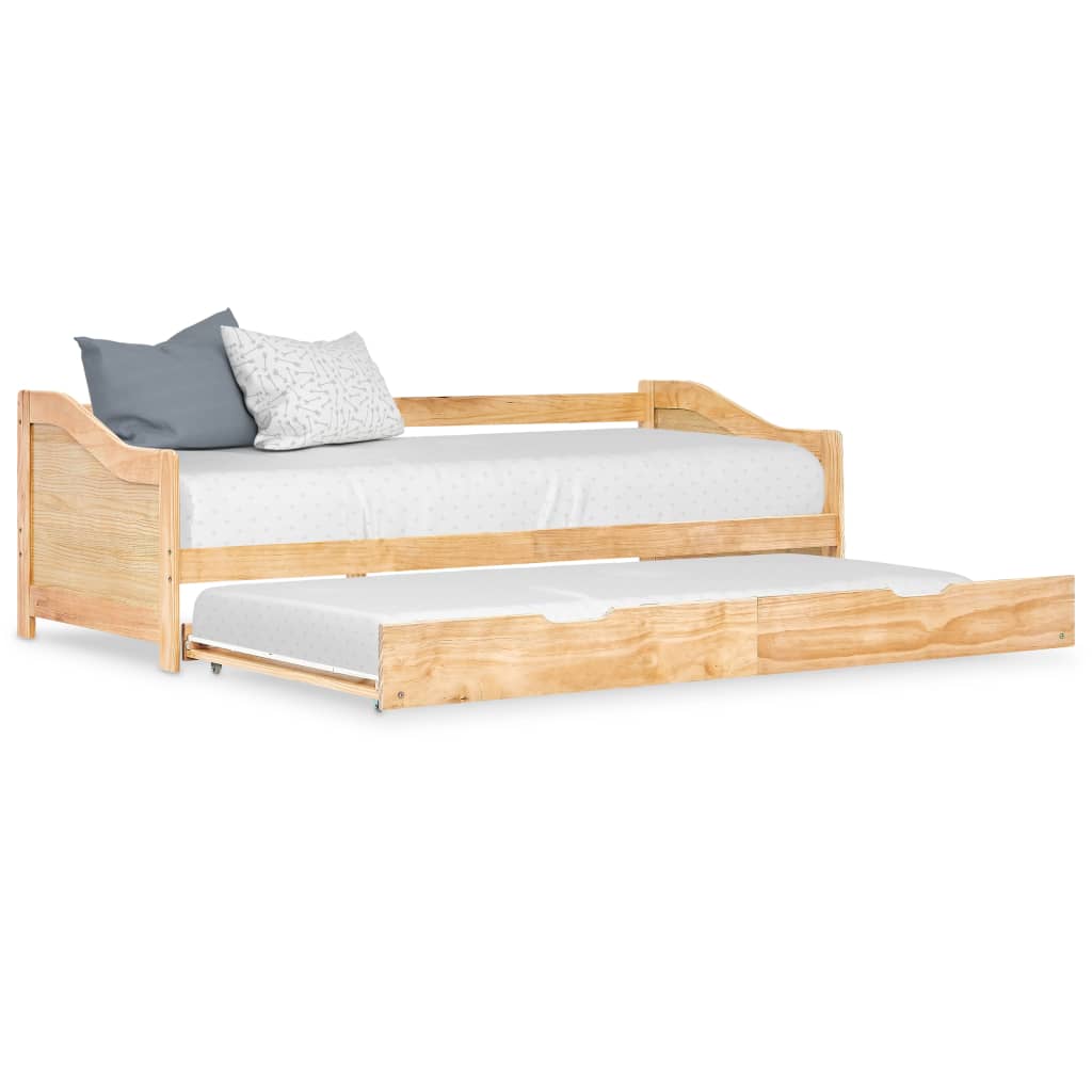 Cadru Pat Canapea Extensibil, , 90 X 200 Cm, Lemn Pin