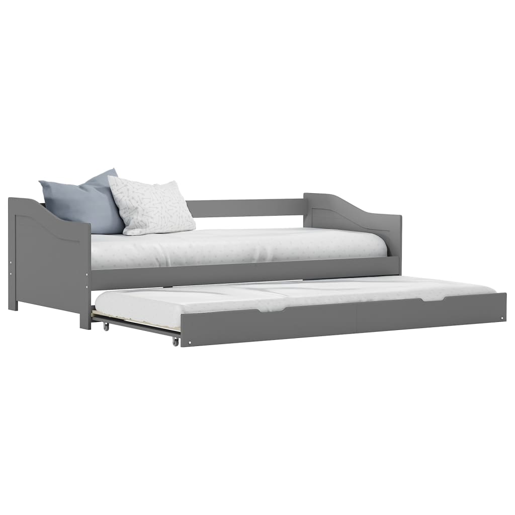 Cadru Pat Canapea Extensibil, , 90 X 200 Cm, Lemn Pin