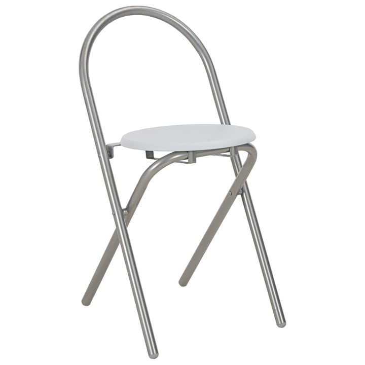 Set Mobilier Bucătărie Cu Depozitare, 3 Piese, Alb, Mdf Și Oțel