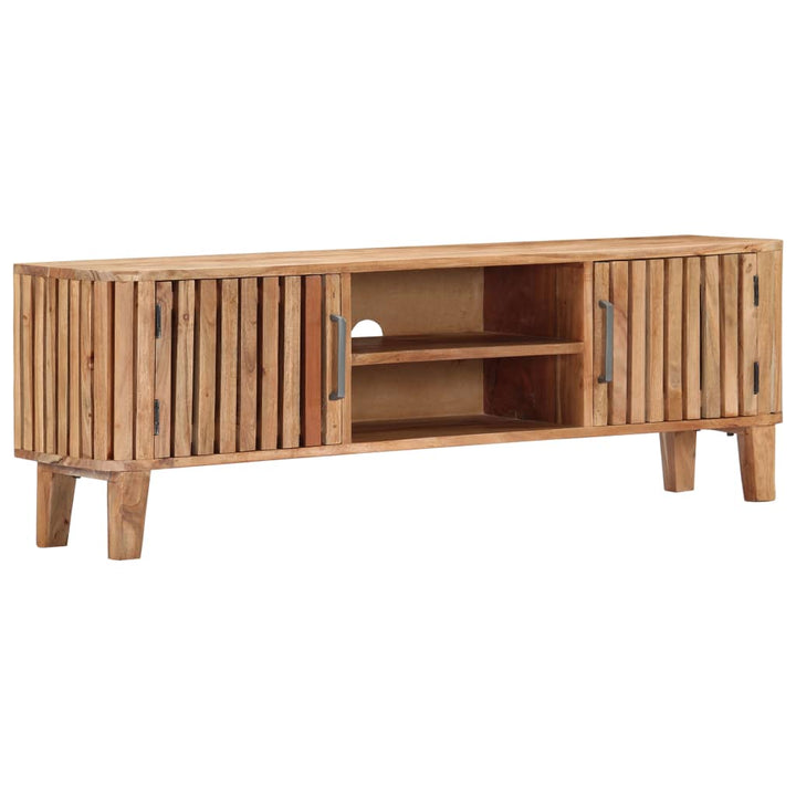 Comodă Tv, 130 X 30 X 45 Cm, Lemn Masiv De Acacia