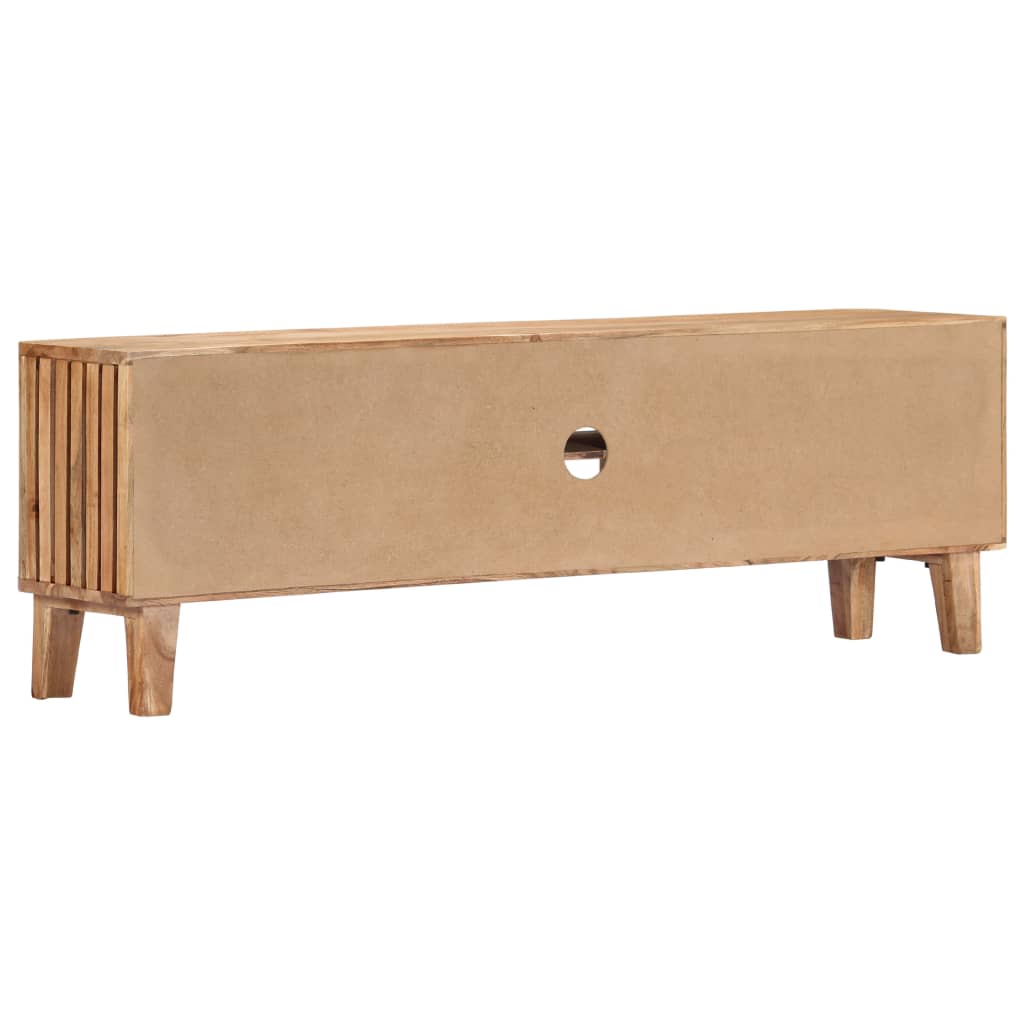 Comodă Tv, 130 X 30 X 45 Cm, Lemn Masiv De Acacia
