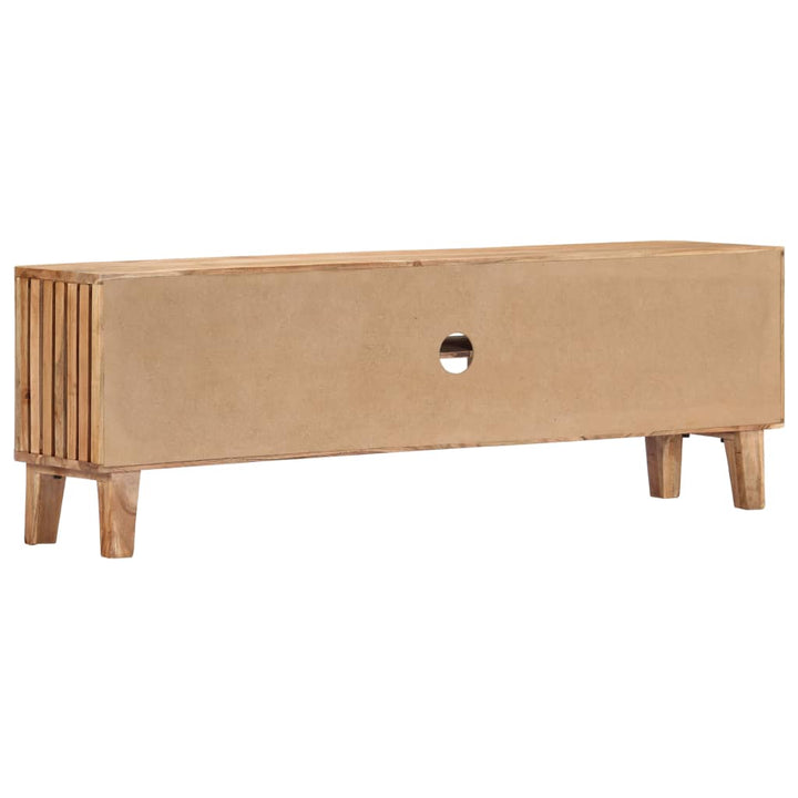 Comodă Tv, 130 X 30 X 45 Cm, Lemn Masiv De Acacia