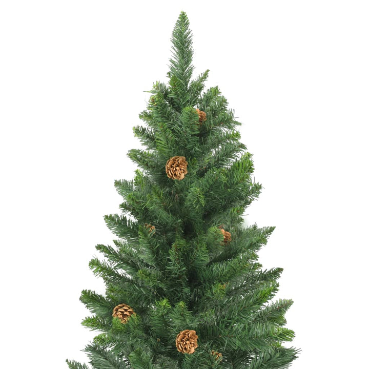 Brad De Crăciun Artificial Cu Conuri De Pin, , 210 Cm