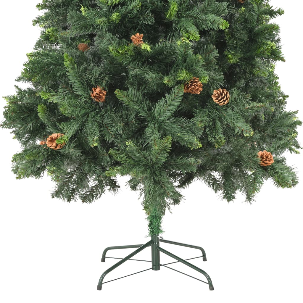Brad De Crăciun Artificial Cu Conuri De Pin, , 210 Cm